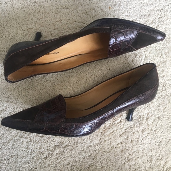 Rene lizard vero Cuoio heeled shoes - Picture 6 of 6